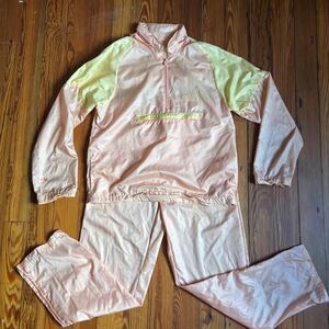 V I N T A G E 90s Converse Nylon 2 Piece Track Suit Athletic Retro Trendy